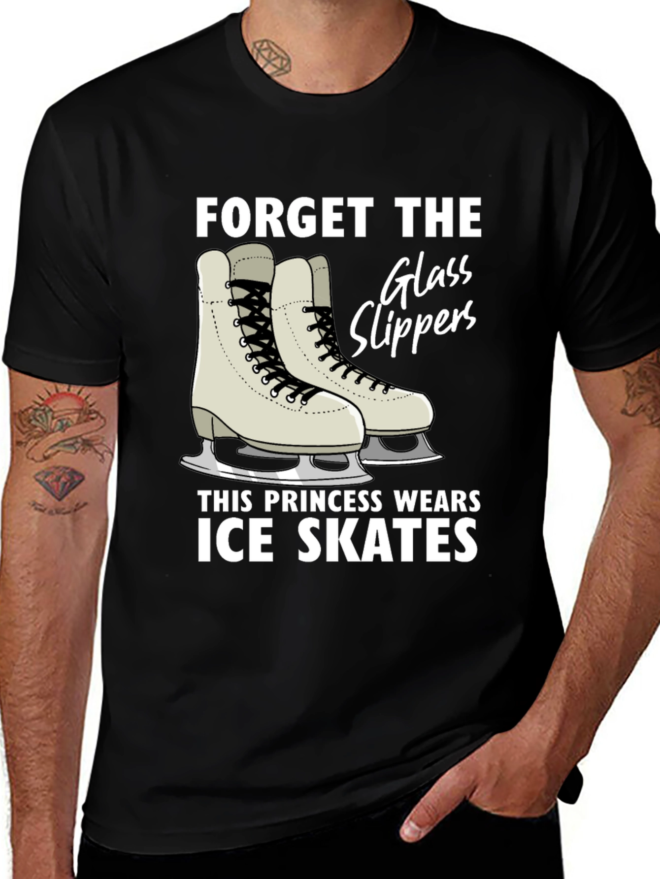 Variant 5 of Ice Skates Princess Graphic T-Shirt
