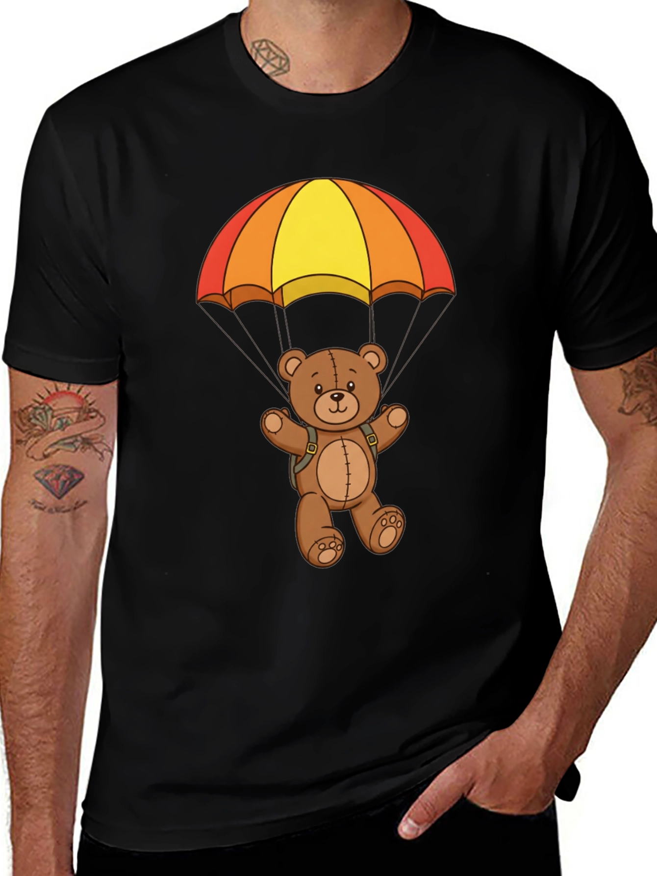 Variant 4 of Teddy Bear Parachute T-Shirt