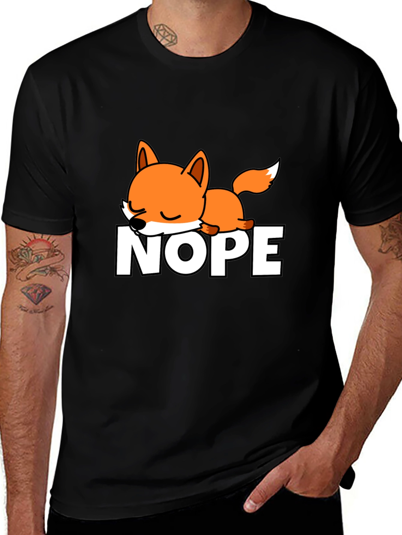 Variant 4 of Nope Fox T-Shirt - Cute & Comfy