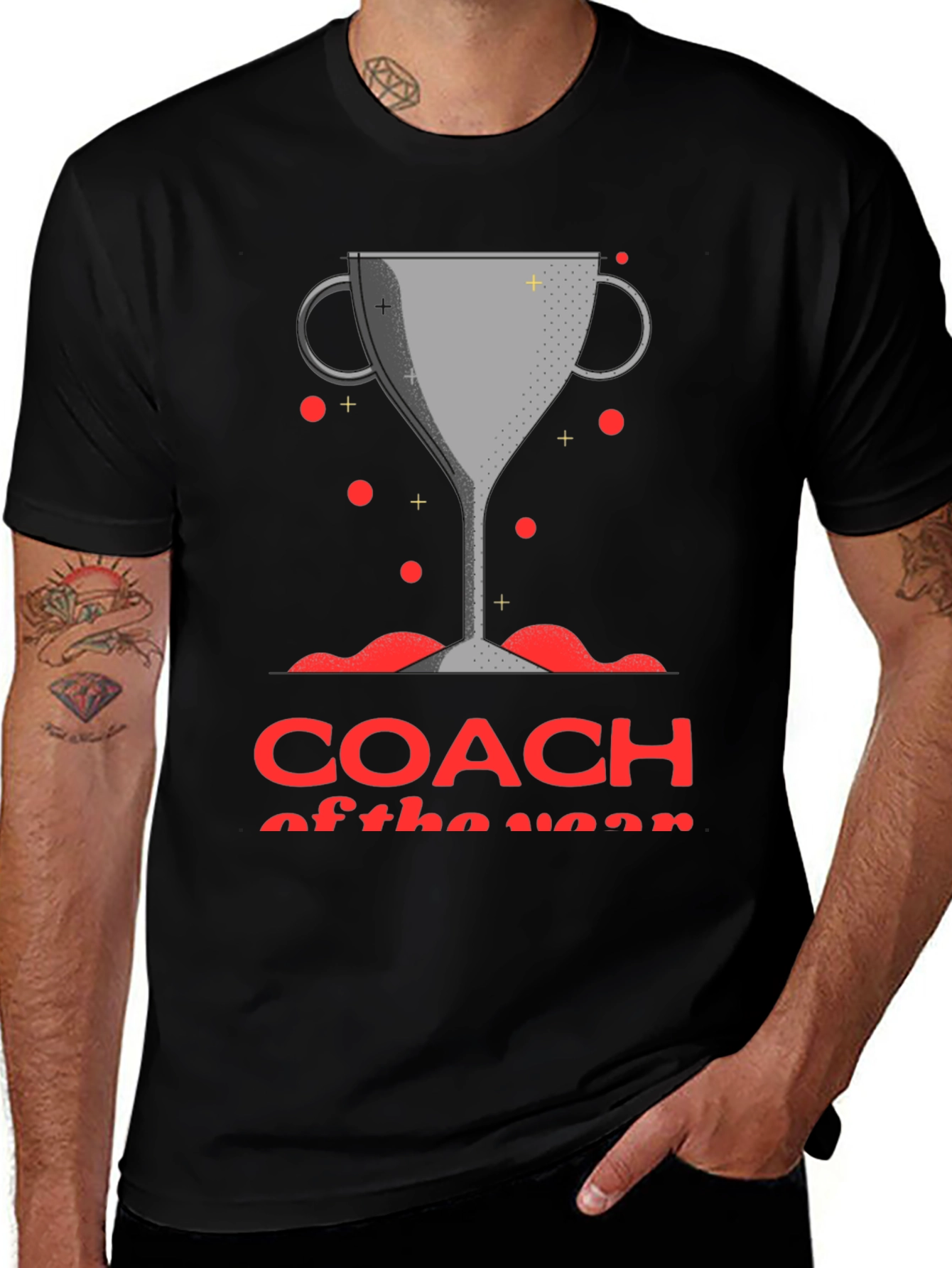 Variant 17 of Coach of the Year Trophy Graphic T-Shirt