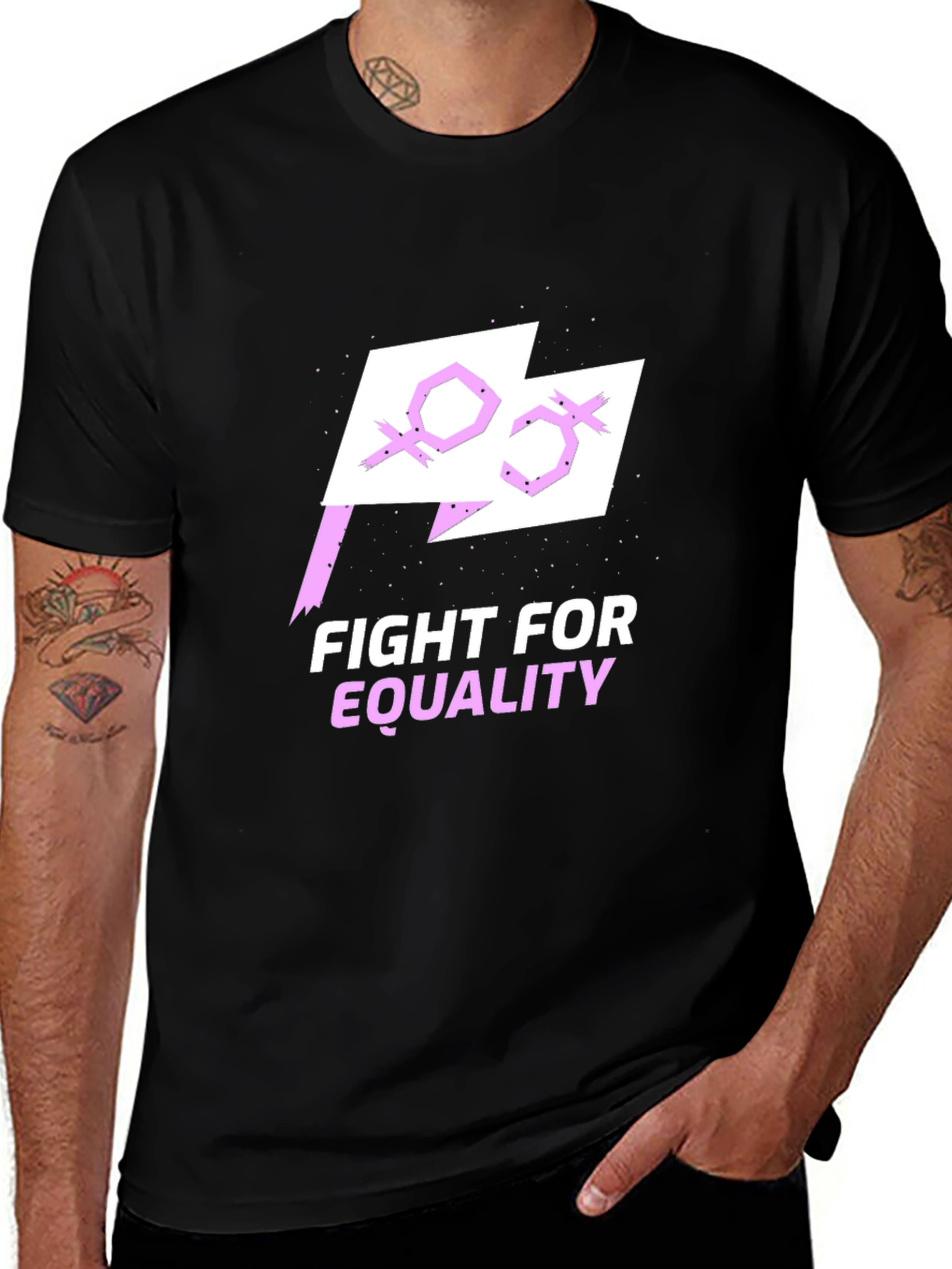 Variant 30 of Equality Tee: Fight for Fair Rights 