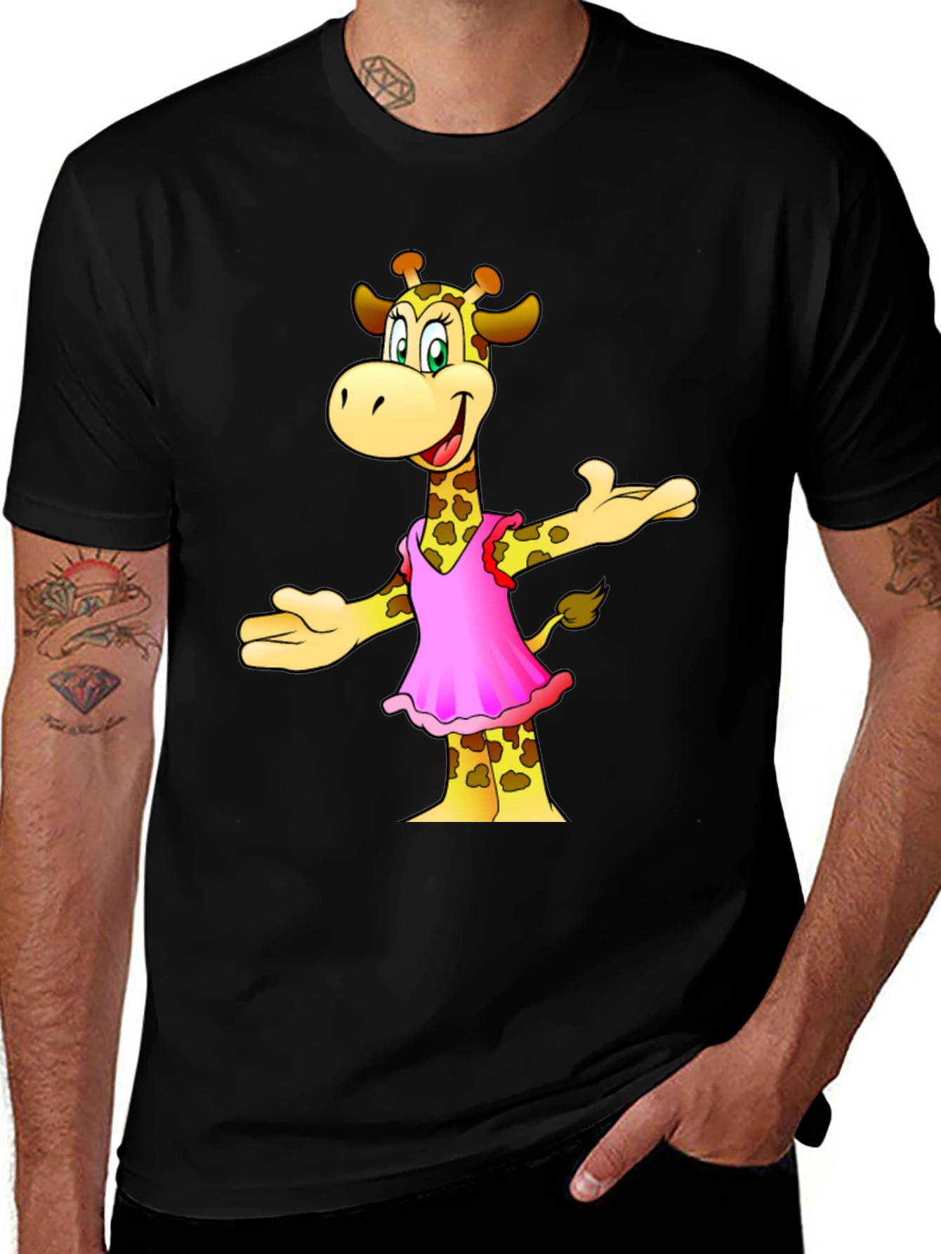 Variant 27 of Cartoon Giraffe T-Shirt