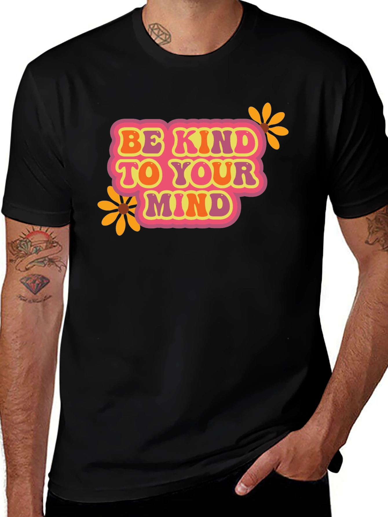 Variant 19 of Be Kind To Your Mind Graphic Tee