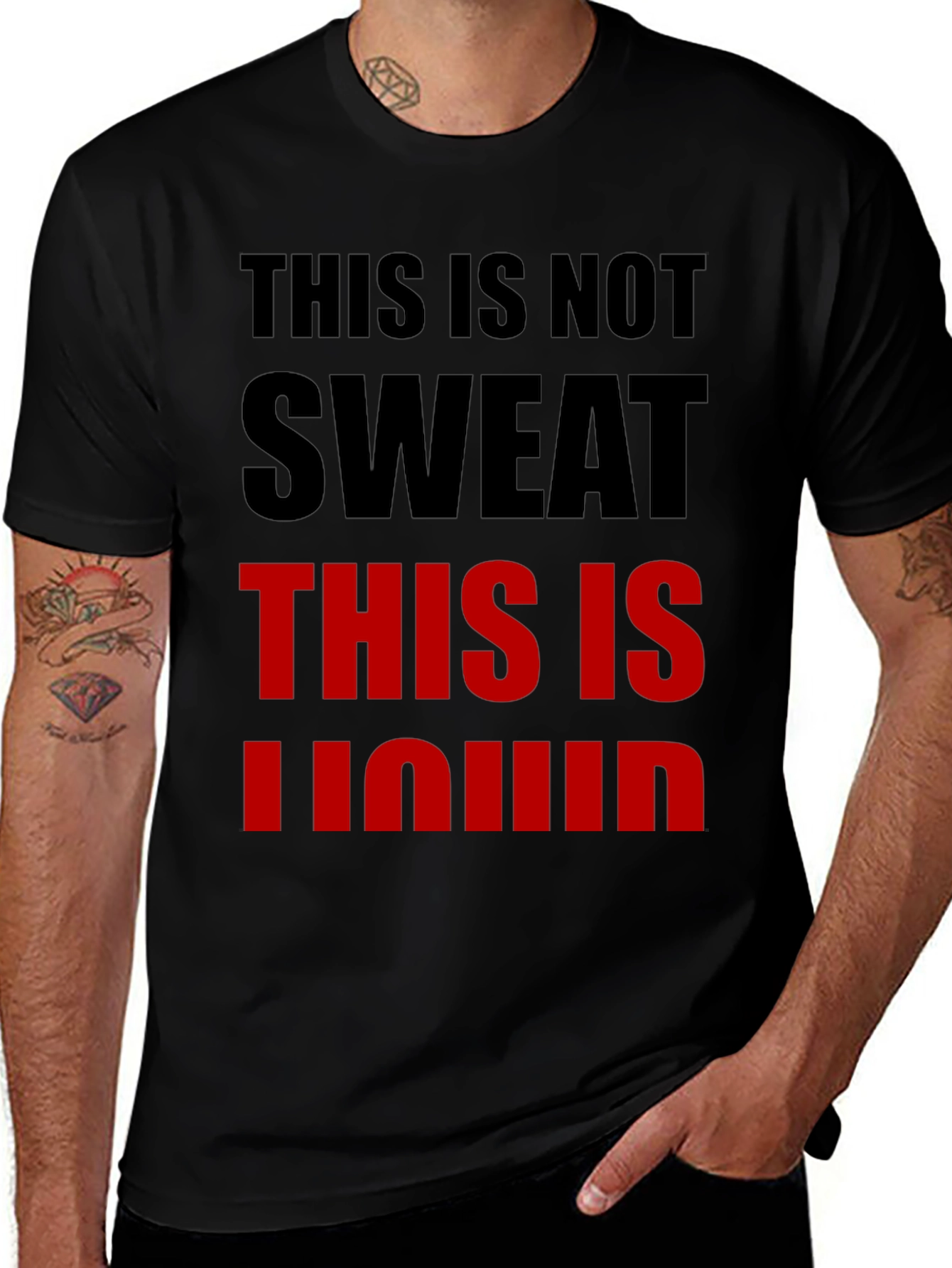 Variant 13 of Funny Workout T-Shirt - This Is Not Sweat, This Is Liquid