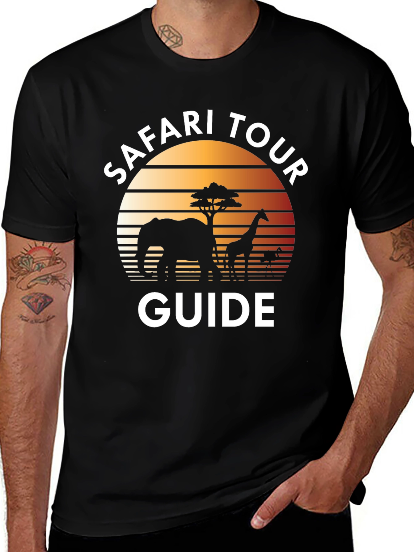 Variant 26 of Safari Tour Guide Graphic Tee