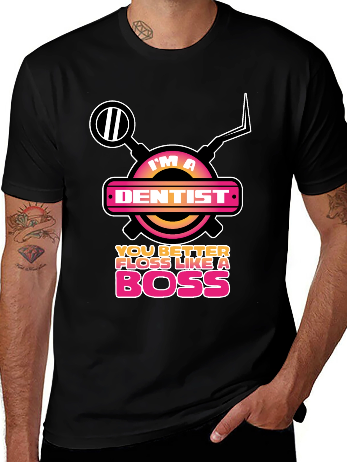 I'm a Dentist Floss Like a Boss Graphic Tee