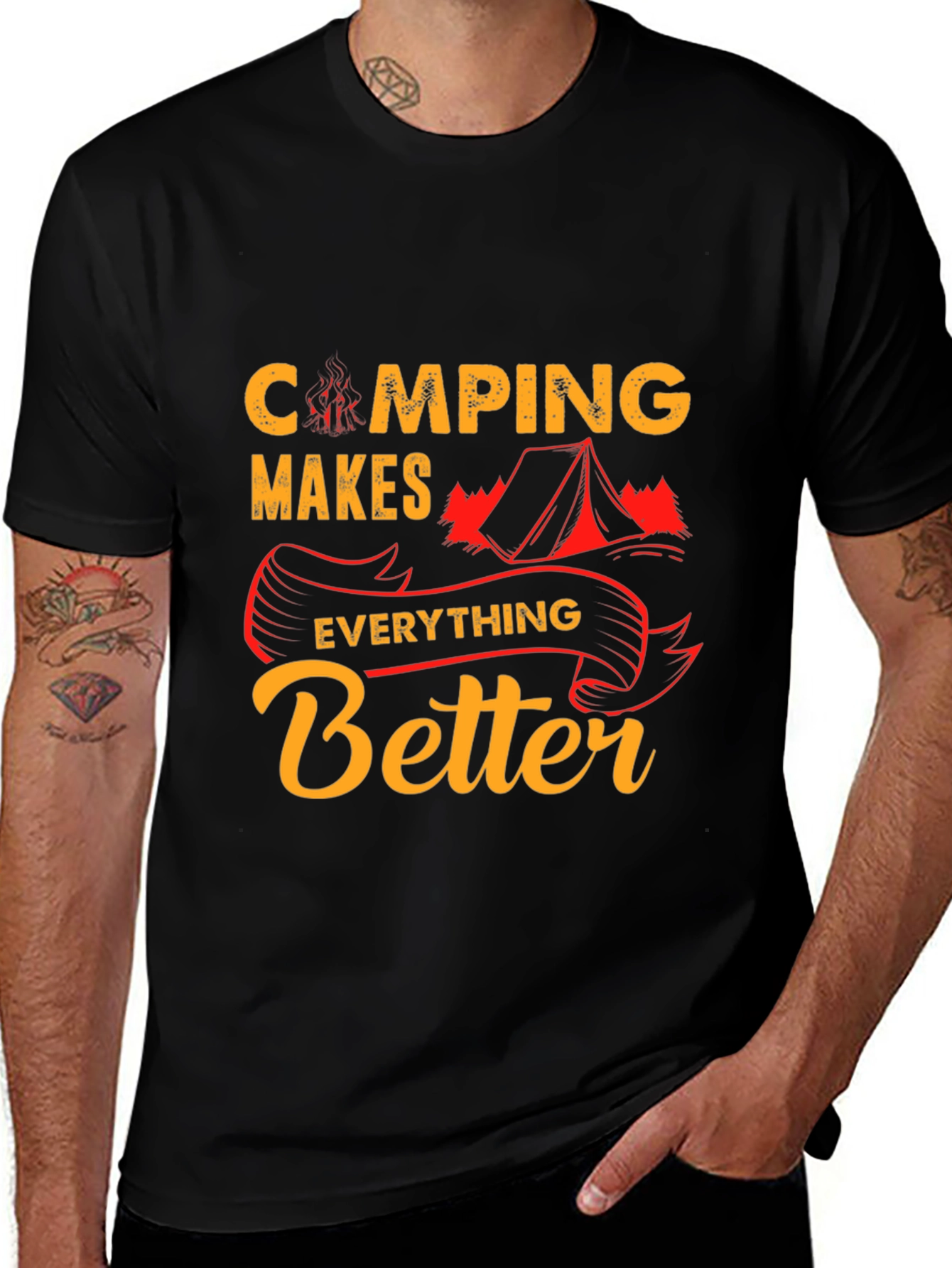 Variant 13 of Camping Makes Everything Better T-Shirt