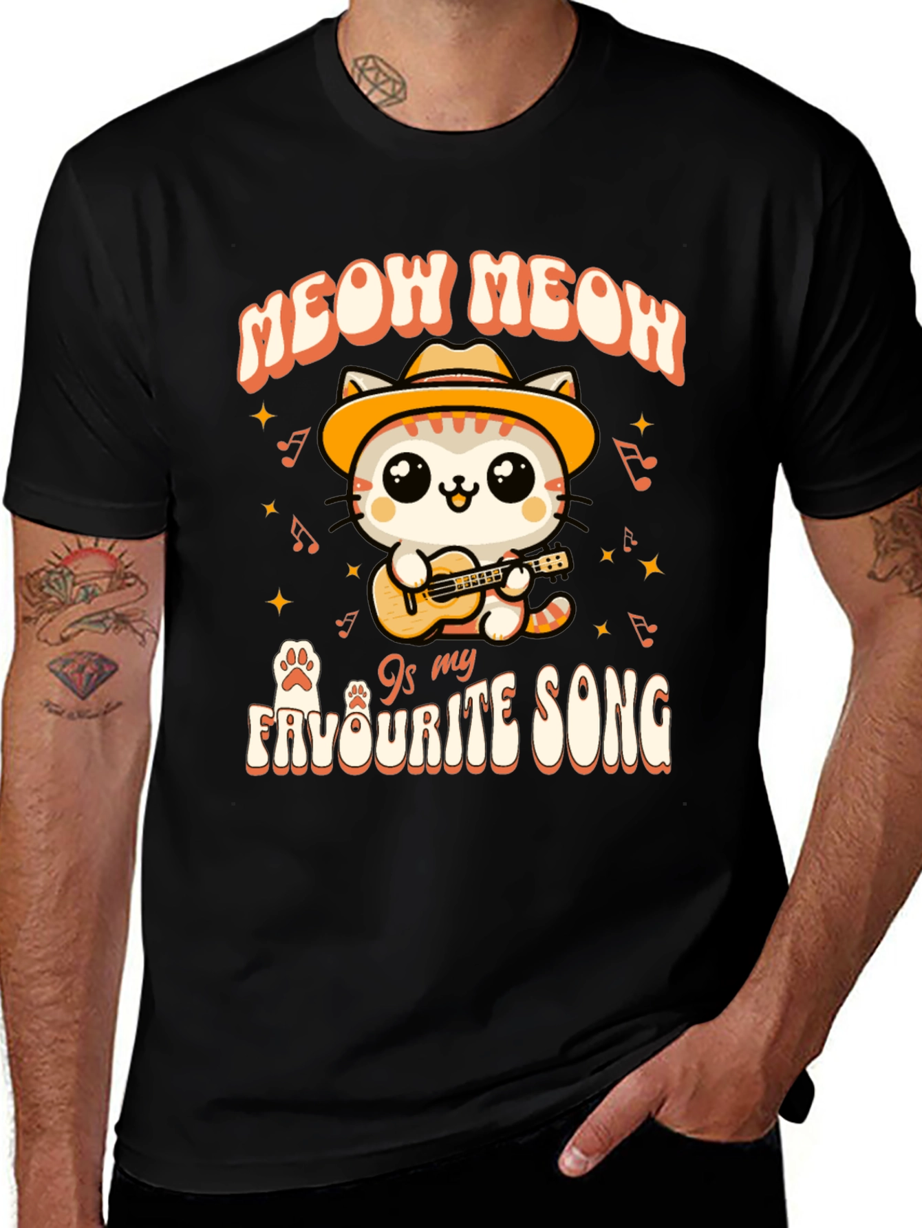 Variant 2 of Meow Meow Is My Favorite Song T-Shirt