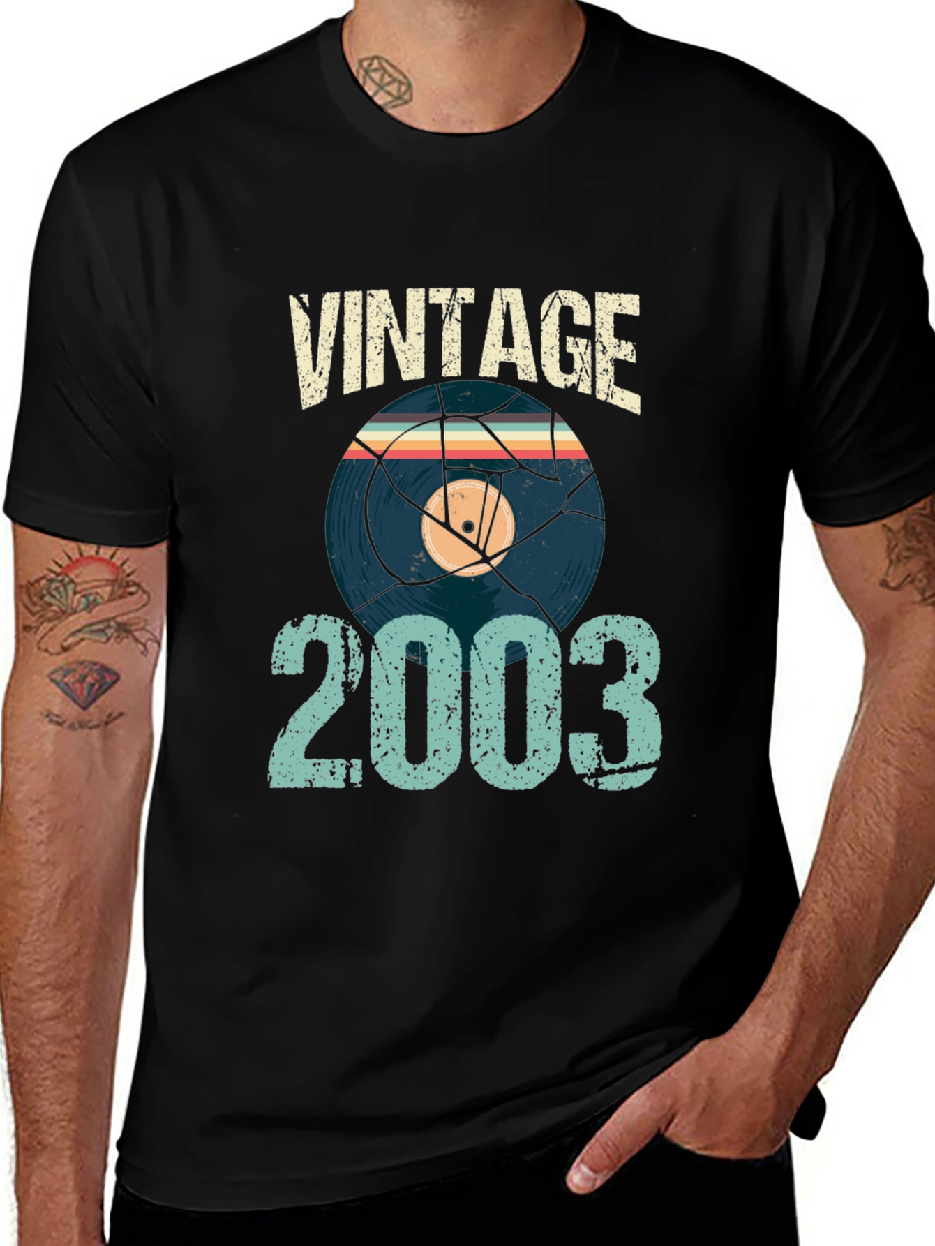 Variant 23 of Vintage 2003 Record Graphic Tee