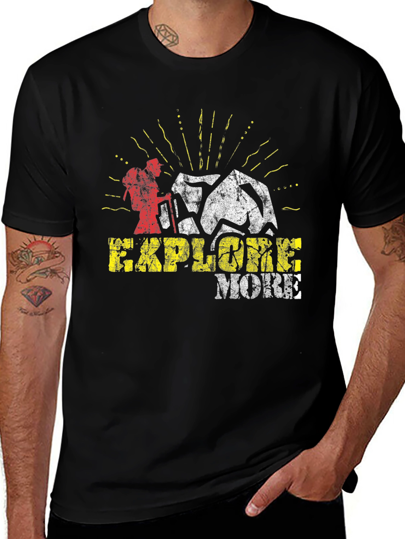 Variant 23 of Explore More Graphic Tee - Adventure Awaits!