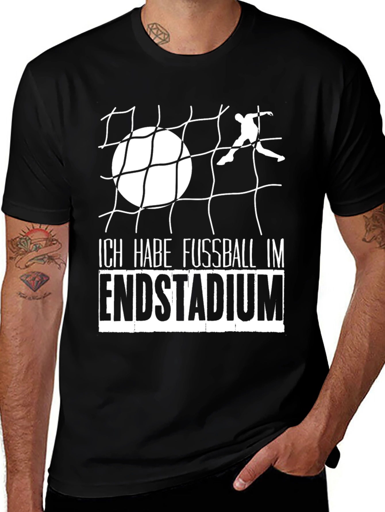 Variant 3 of Ich Habe Fussball Im Endstadium T-Shirt