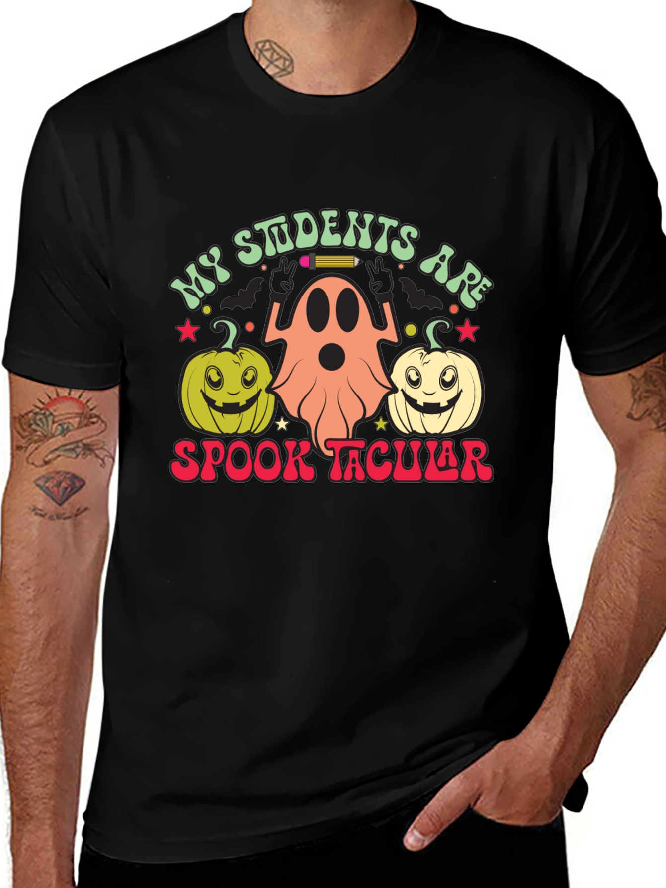 Variant 20 of Spooktacular Teacher Halloween T-Shirt
