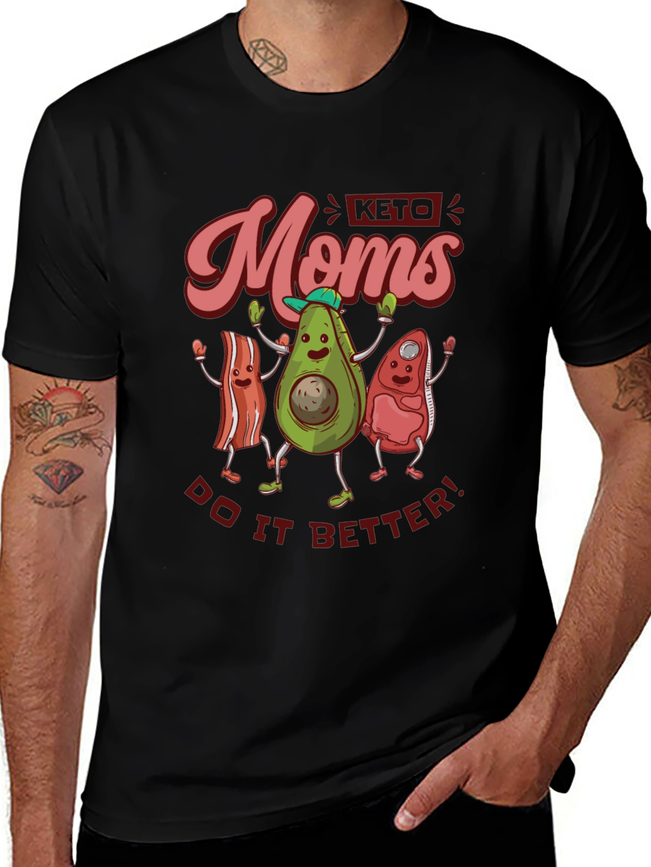 Variant 8 of Keto Moms Do It Better T-Shirt