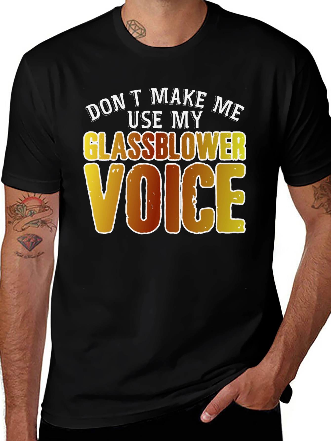 Variant 28 of Glassblower Voice T-Shirt - Funny Humor Tee