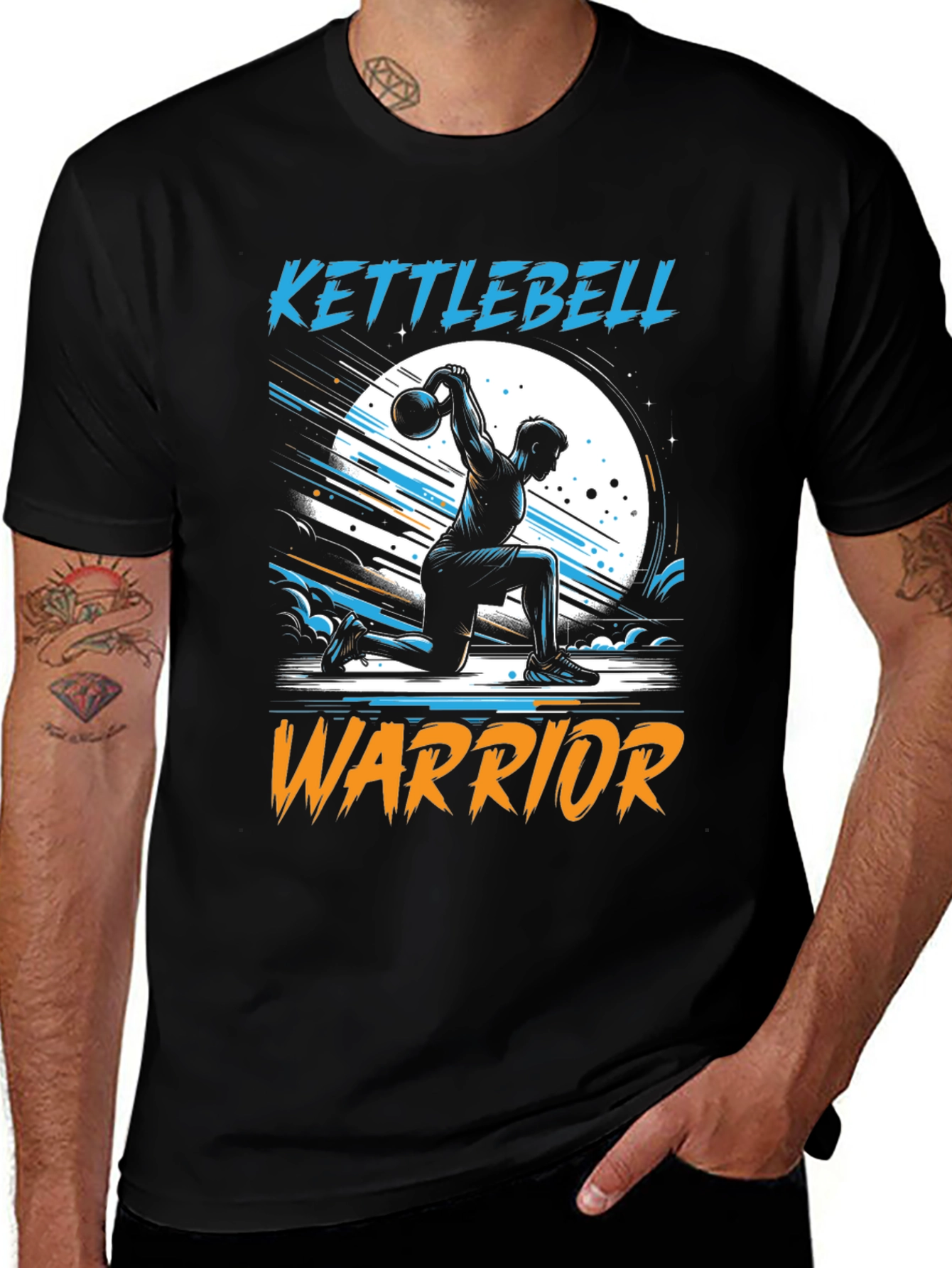 Kettlebell Warrior T-Shirt - Fitness Gym Workout Tee