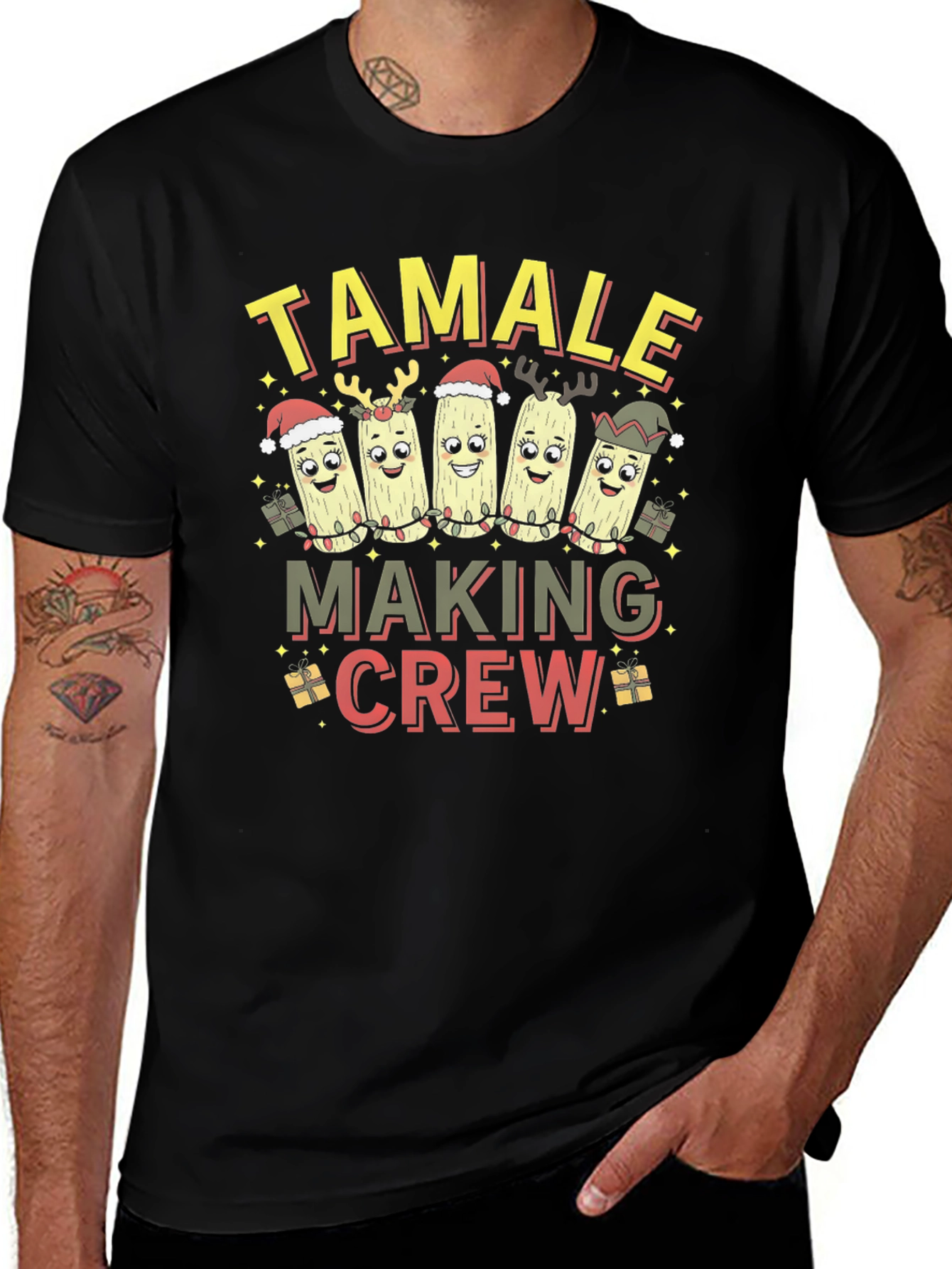 Tamale Making Crew Holiday T-Shirt