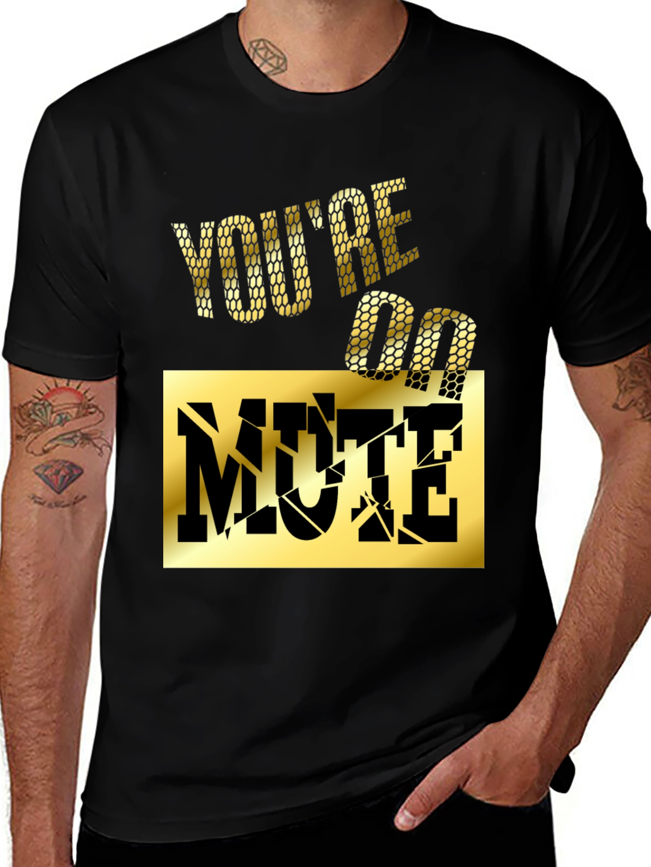 You're On Mute Graphic Tee - Funny Work From Home Shirt