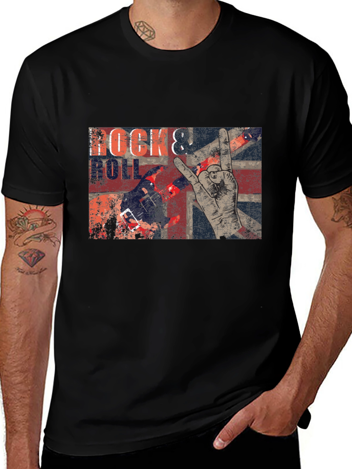 Variant 14 of Rock & Roll Graphic Print T-Shirt