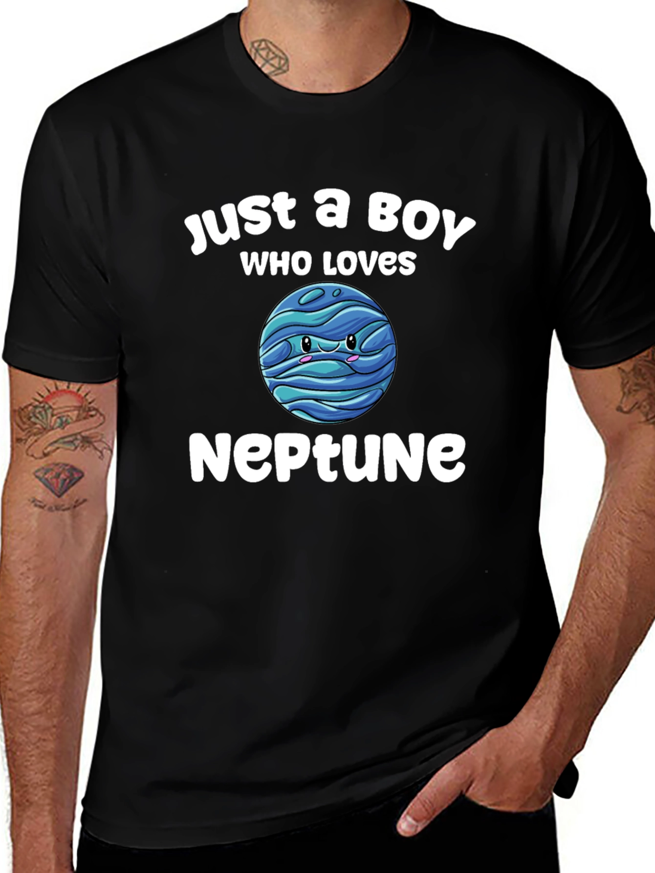 Just a Boy Who Loves Neptune T-Shirt