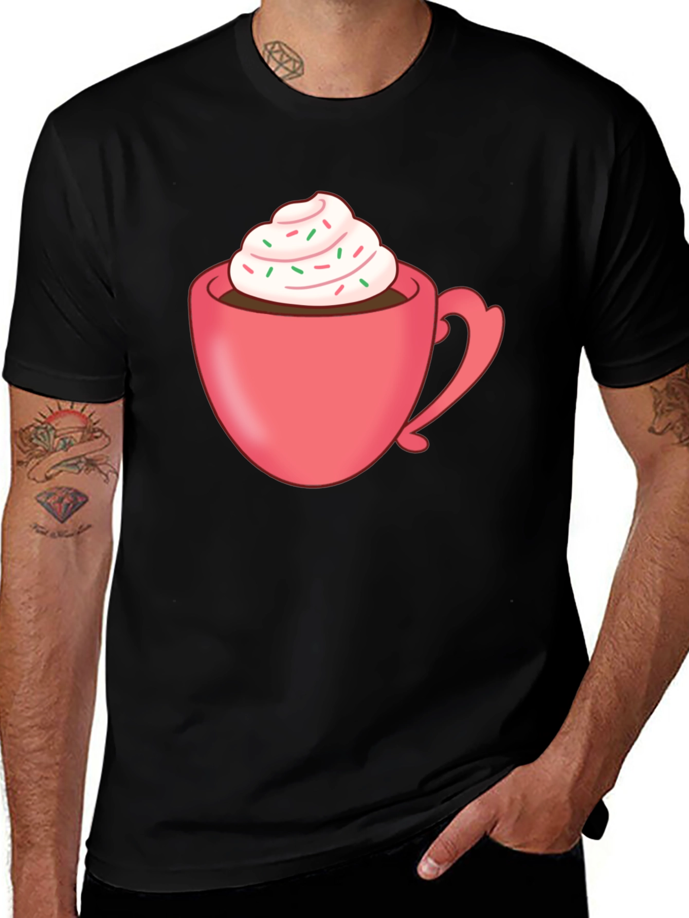 Hot Cocoa Graphic Tee - Cozy Comfort