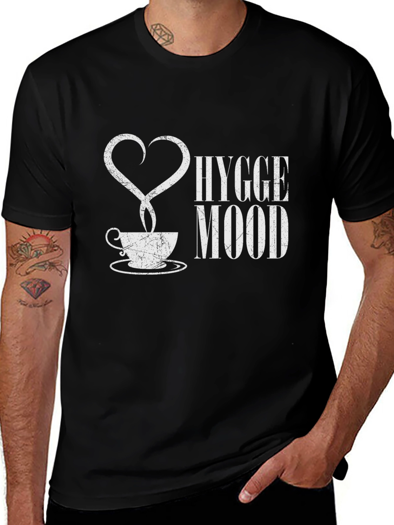 Hygge Mood Graphic Tee - Cozy Comfort Shirt