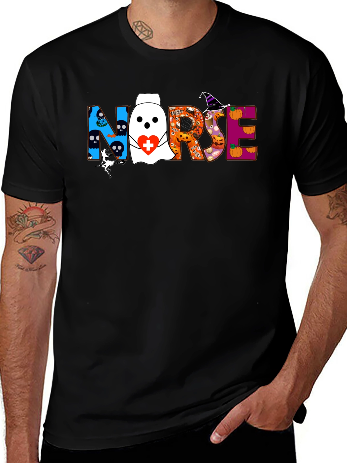 Halloween Nurse T-Shirt - Spooky Season Apparel