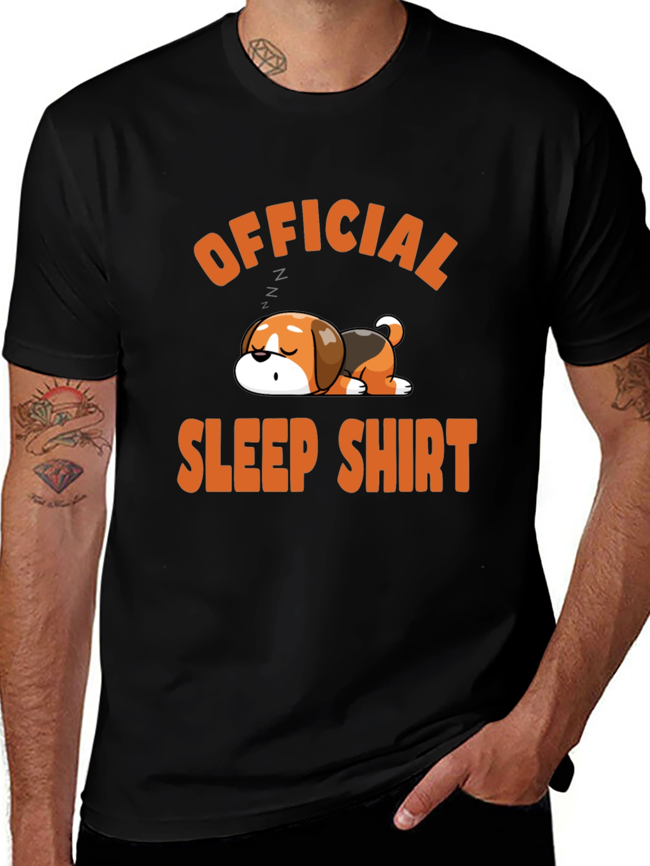 Variant 17 of Official Sleep Shirt - Cute Beagle Graphic Tee