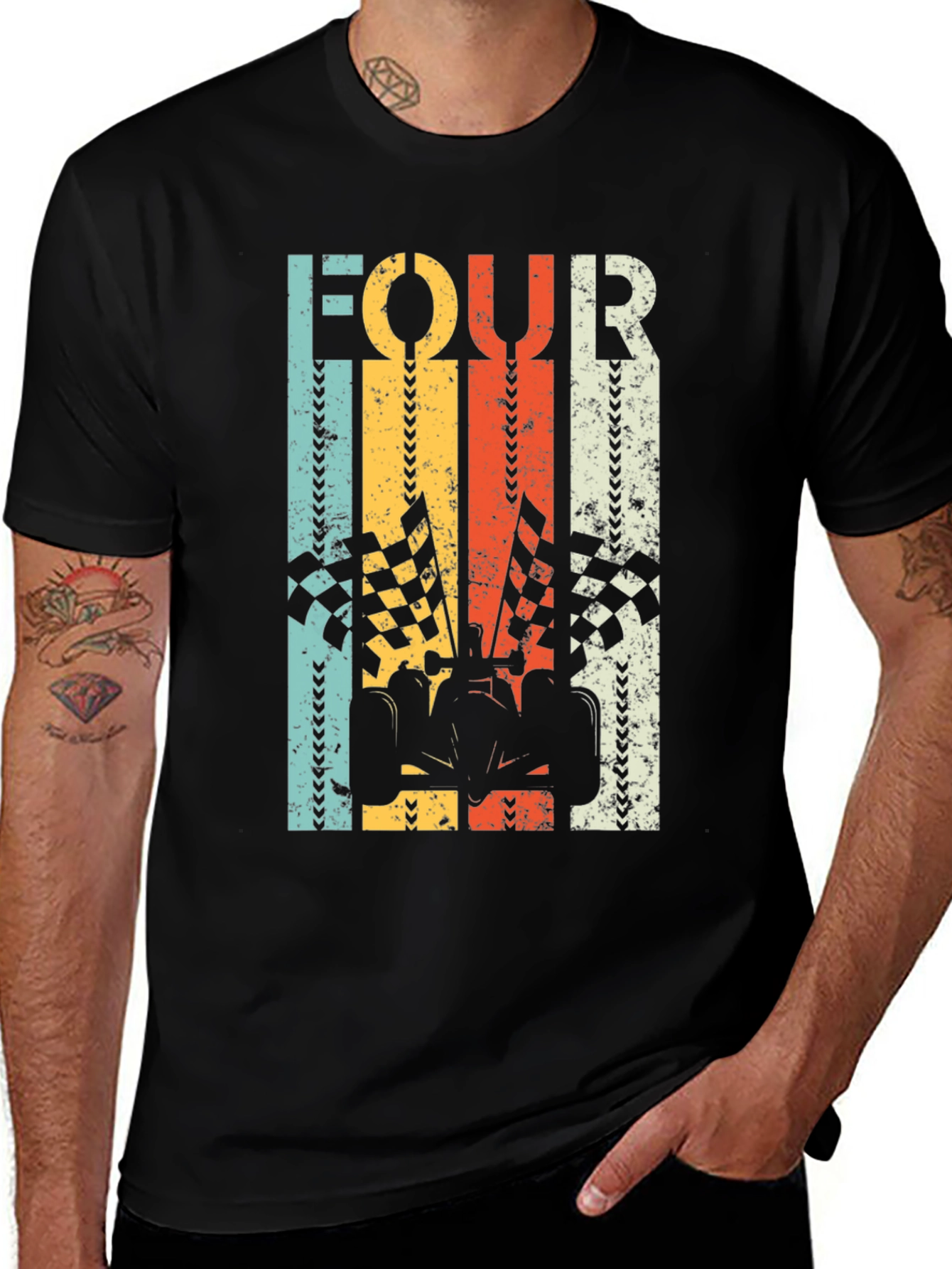 Vintage Racing Four T-Shirt