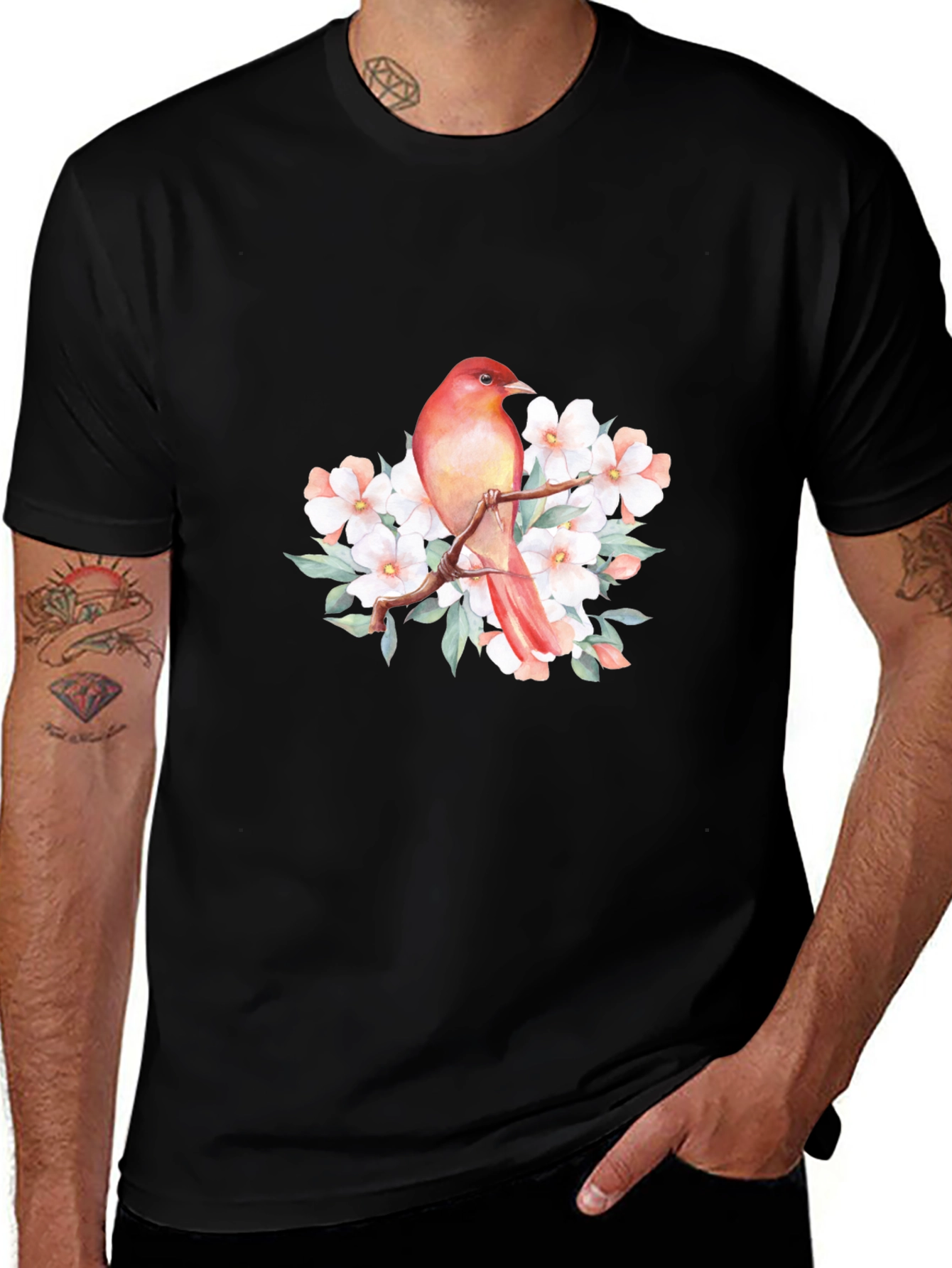 Variant 9 of Bird & Blossom Graphic T-Shirt