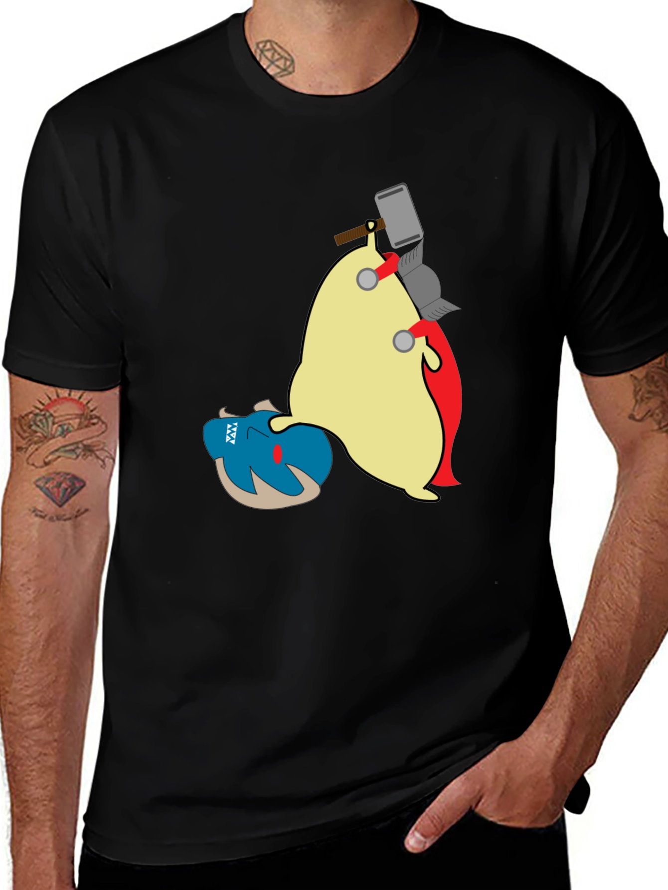 Variant 29 of Funny Thor Slug T-Shirt - Novelty Graphic Tee