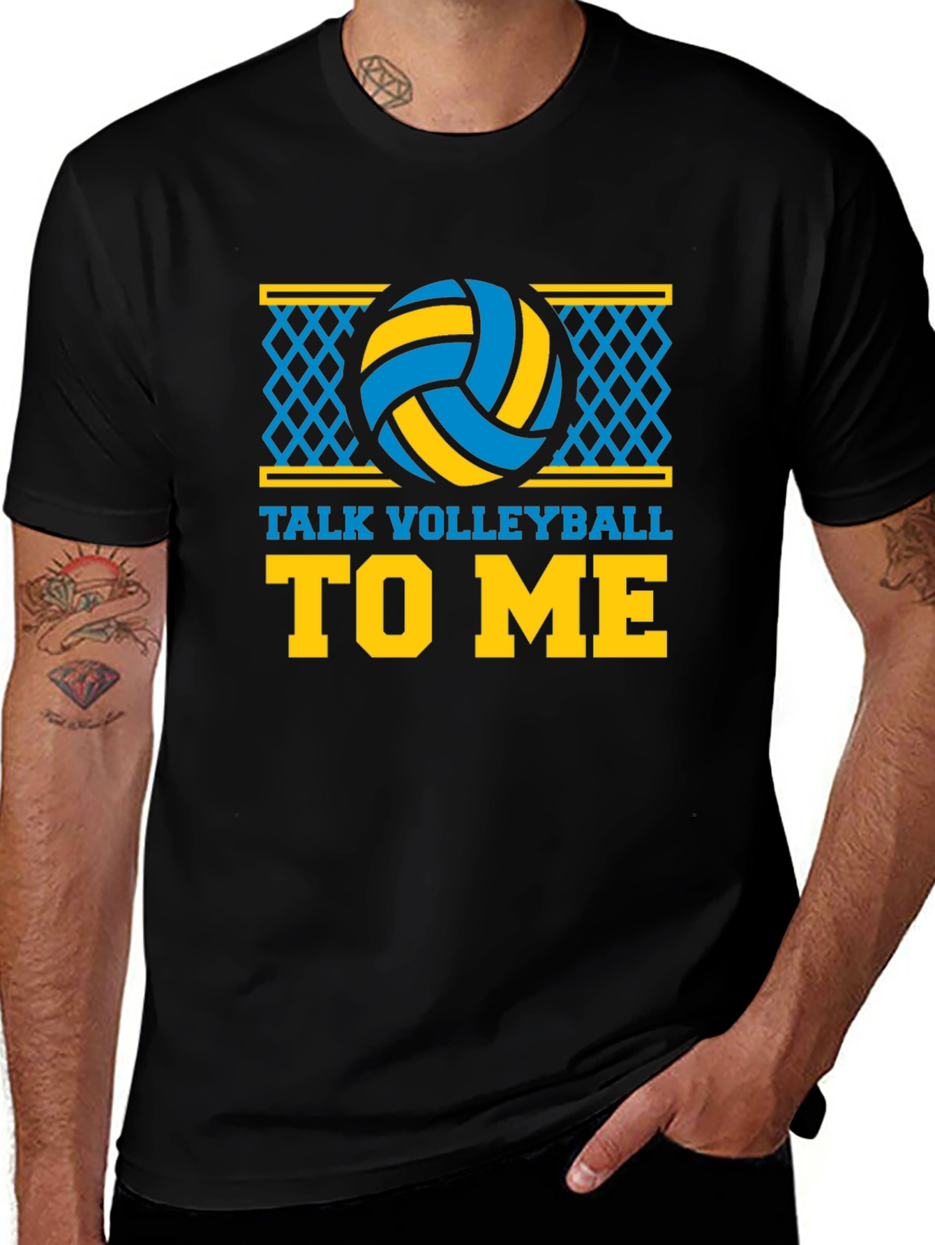 Variant 16 of Talk Volleyball to Me Graphic T-Shirt