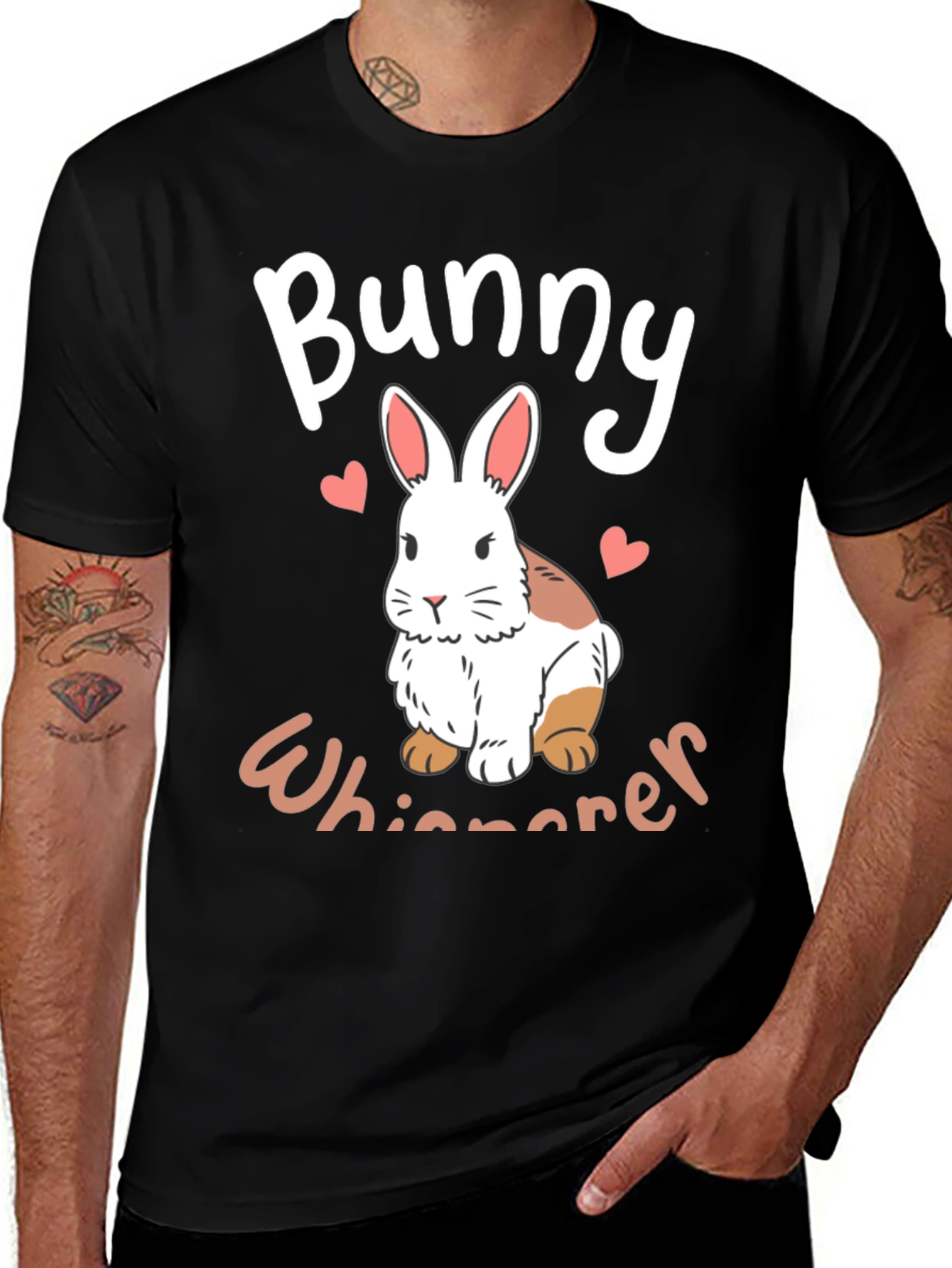 Variant 20 of Bunny Whisperer T-Shirt - Cute Rabbit Tee