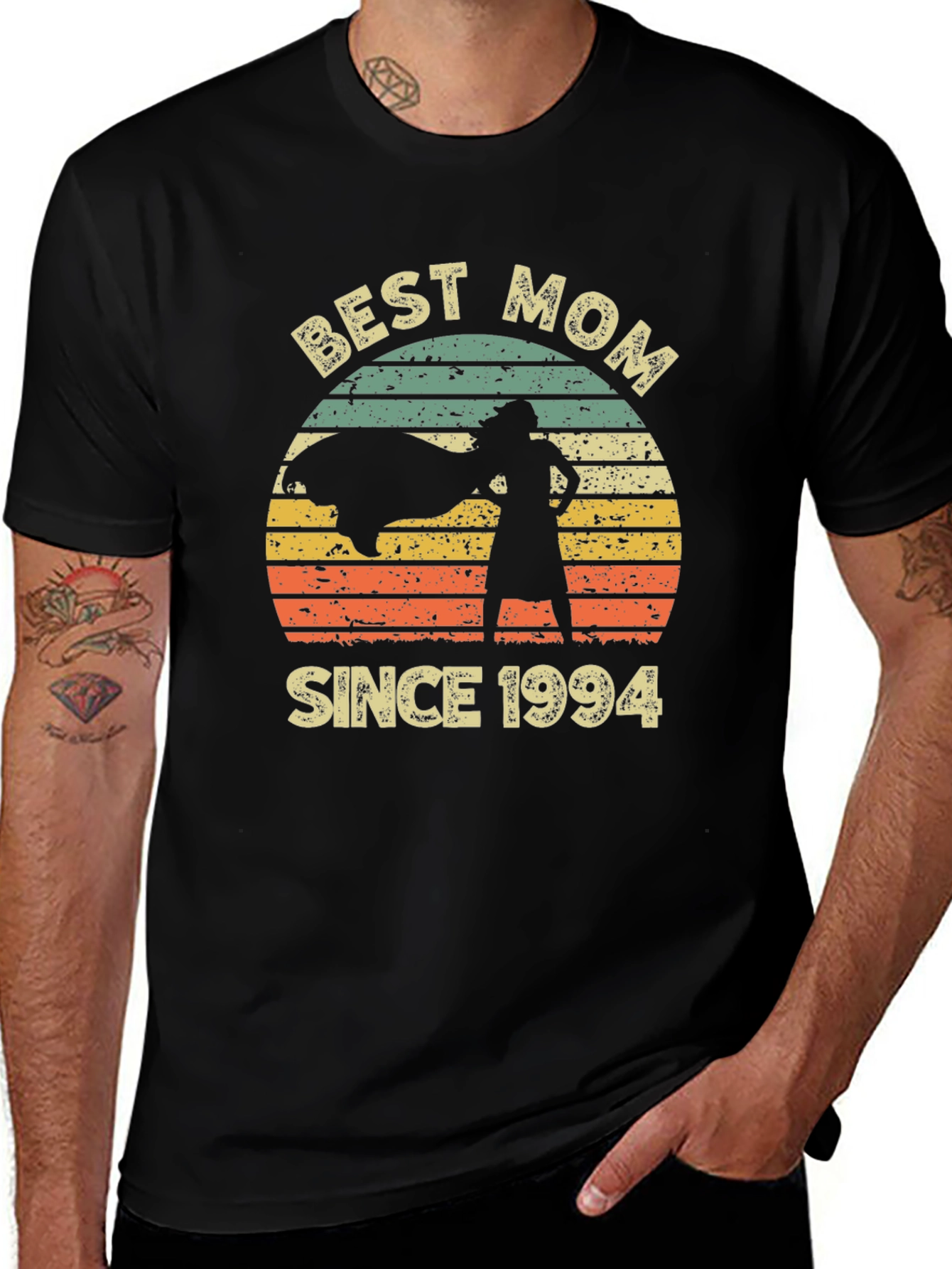 Variant 26 of Best Mom Since 1994 Superhero Graphic T-Shirt