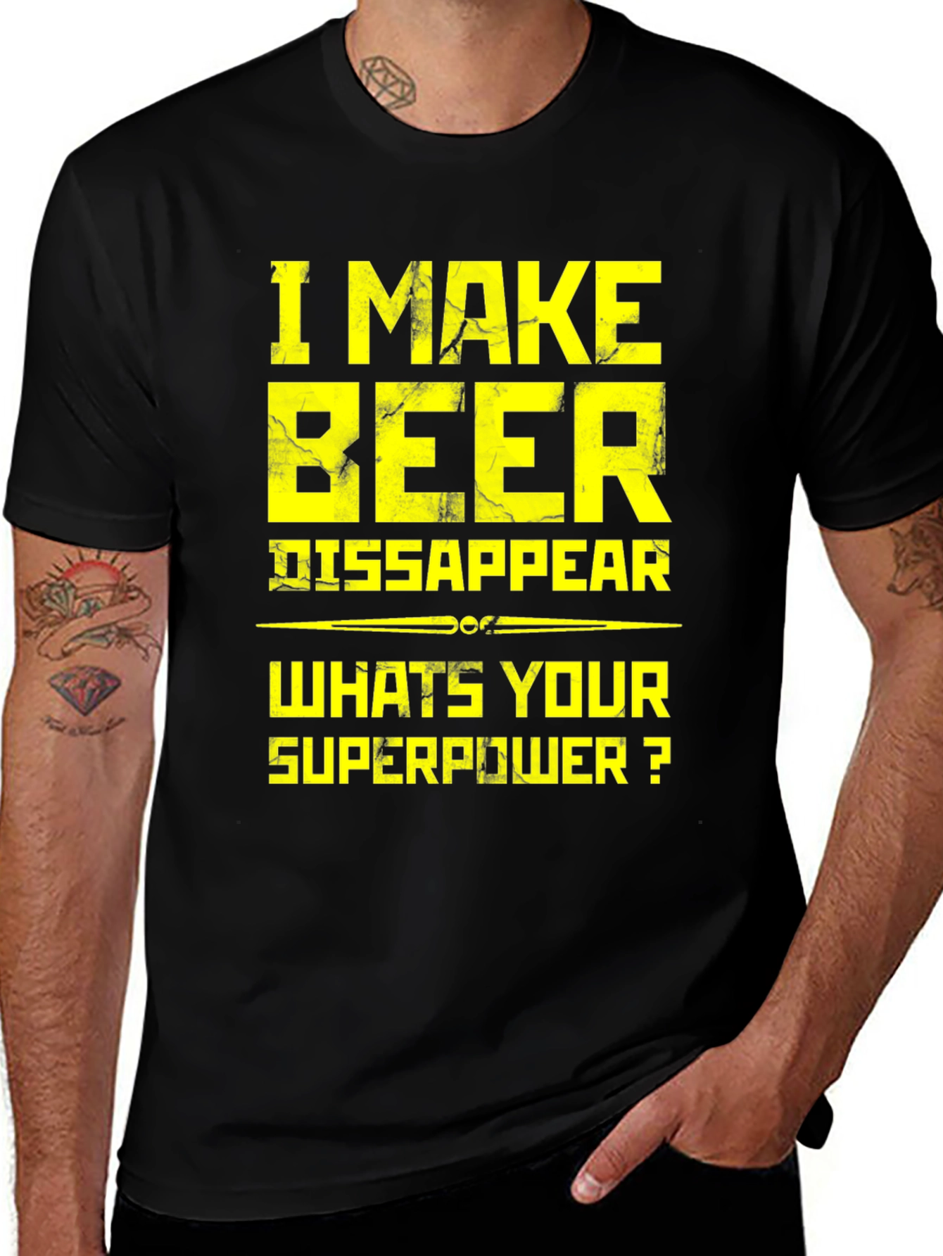 Variant 5 of I Make Beer Disappear Superpower T-Shirt
