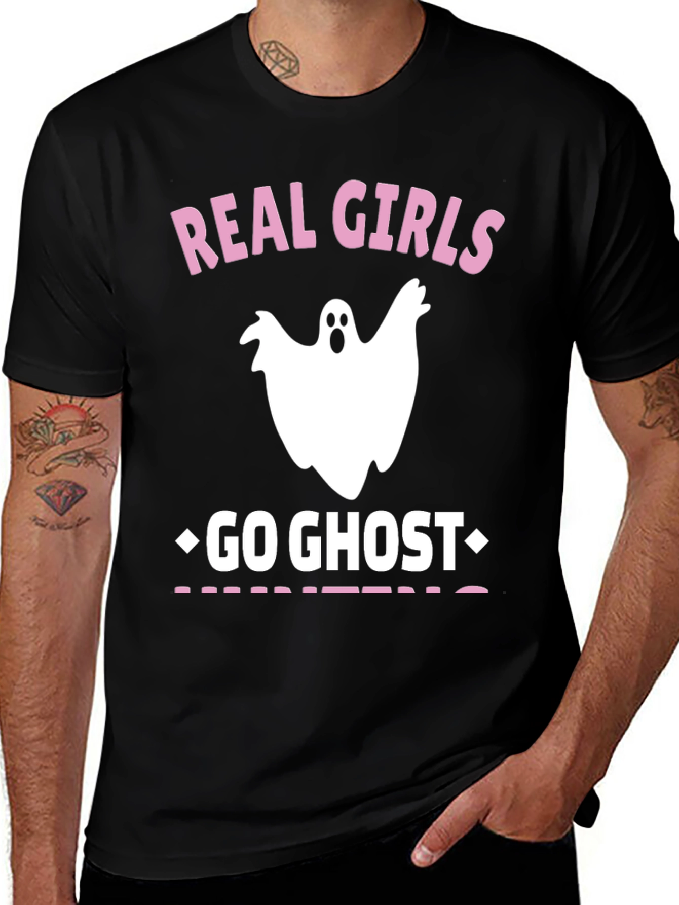 Variant 17 of Real Girls Go Ghost Hunting T-Shirt