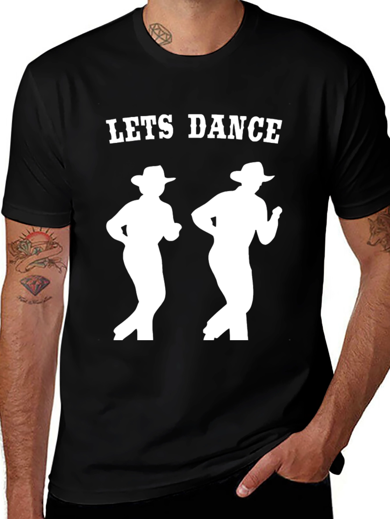 Variant 24 of Let's Dance T-Shirt - Country Western Graphic Tee