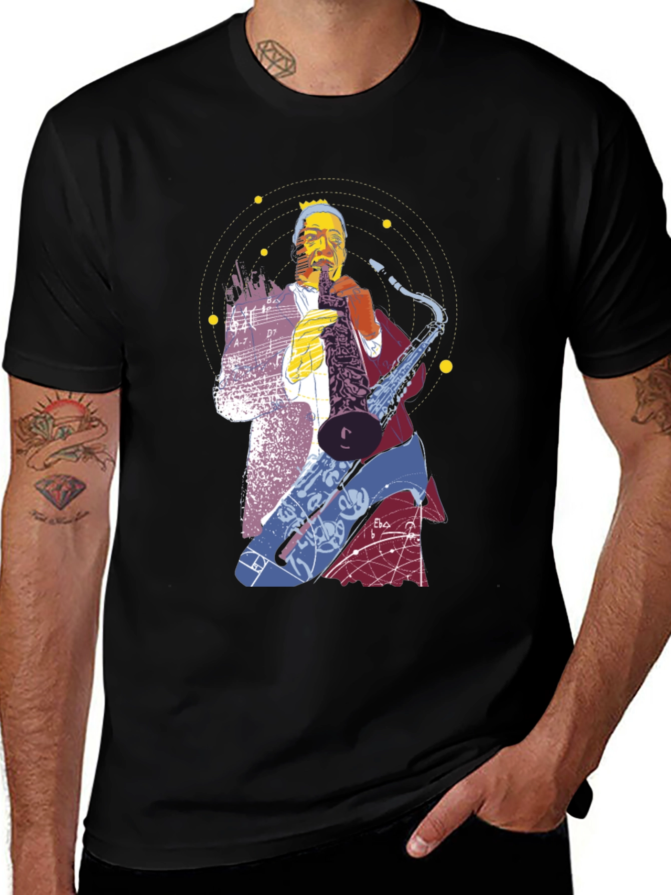 Variant 15 of Jazz Saxophone Graphic T-Shirt