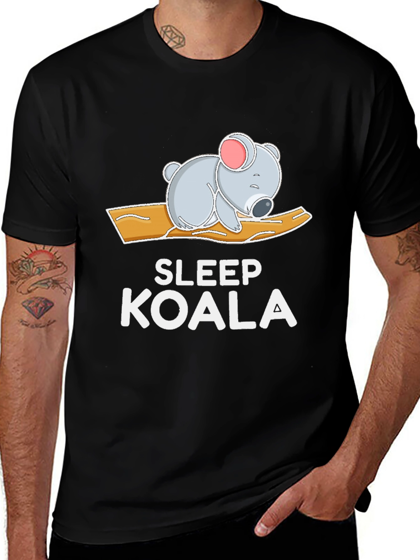 Variant 8 of Sleepy Koala Graphic T-Shirt - Unisex