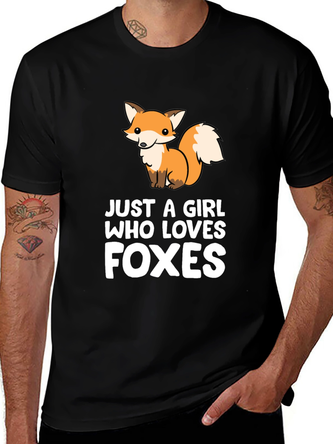 Variant 5 of Just a Girl Who Loves Foxes T-Shirt