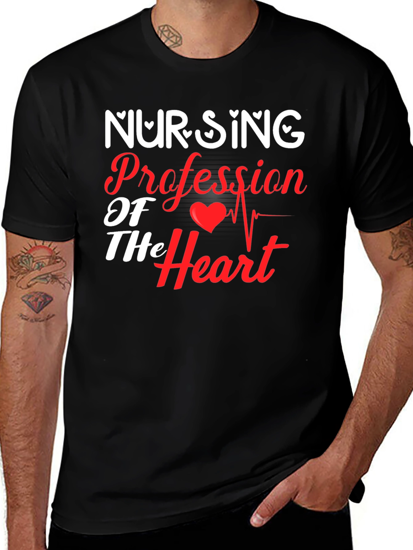 Variant 18 of Nursing Profession of The Heart Graphic Tee