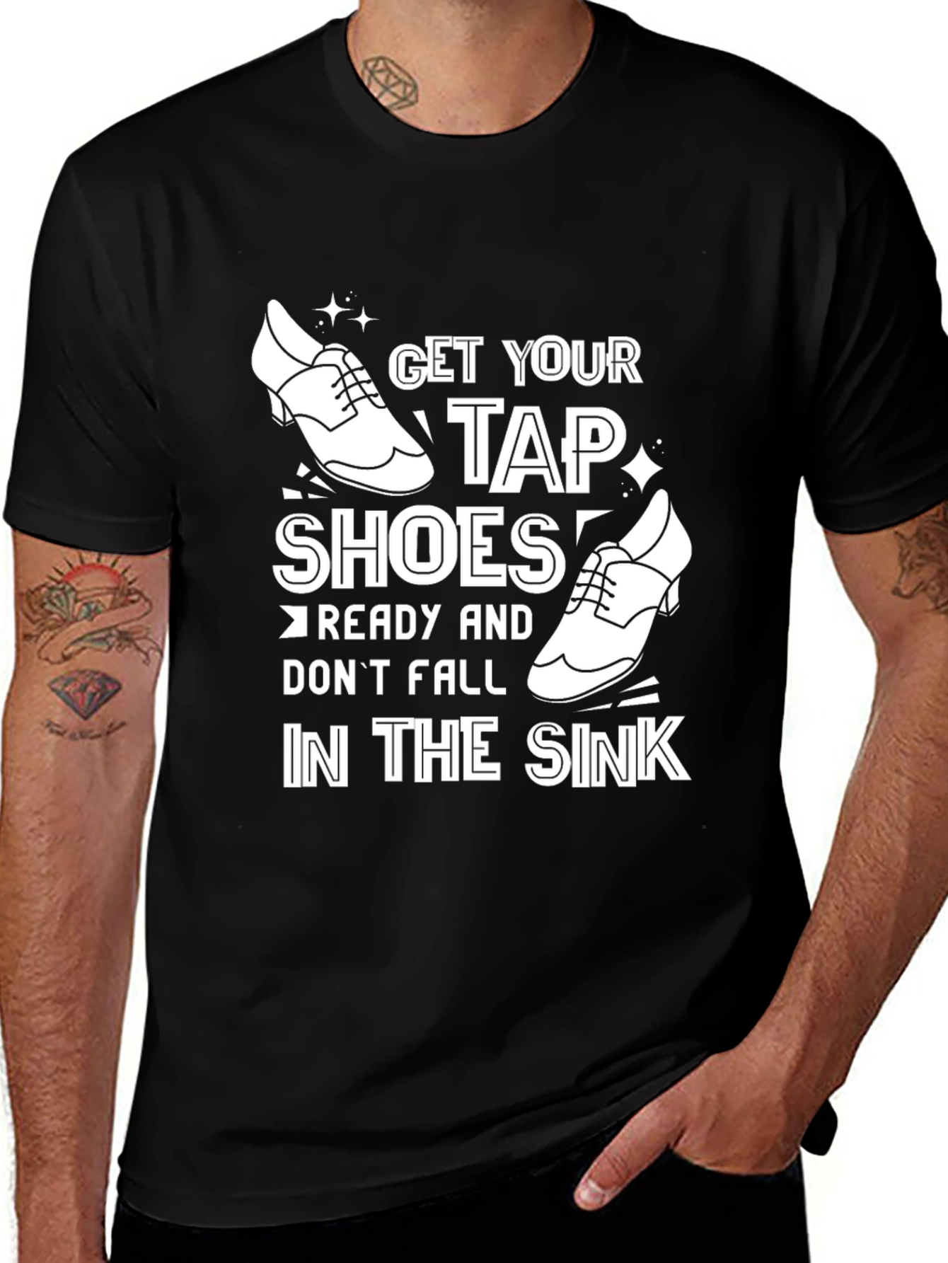Variant 11 of Funny Tap Dancing T-Shirt - Get Your Tap Shoes Ready