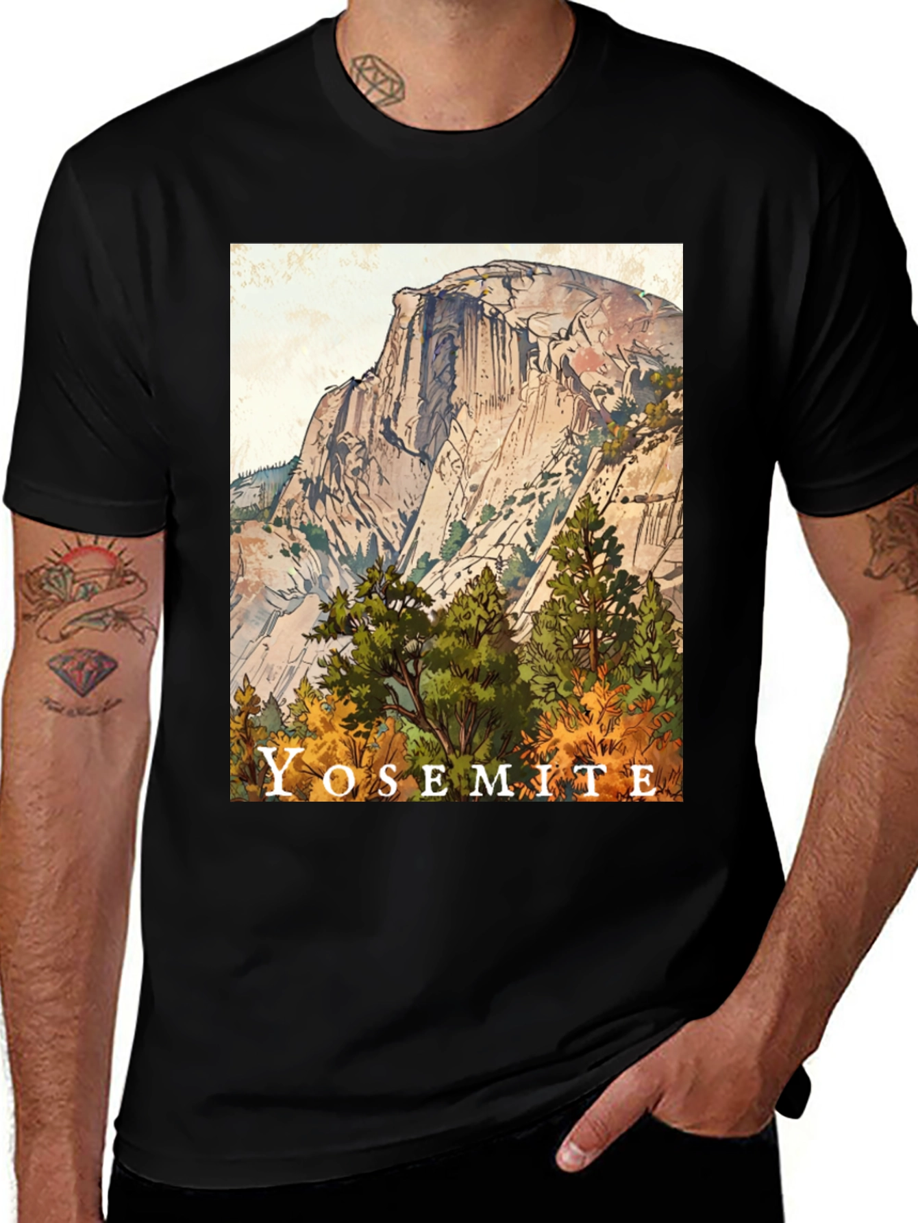 Variant 16 of Yosemite Graphic Tee - Nature Inspired