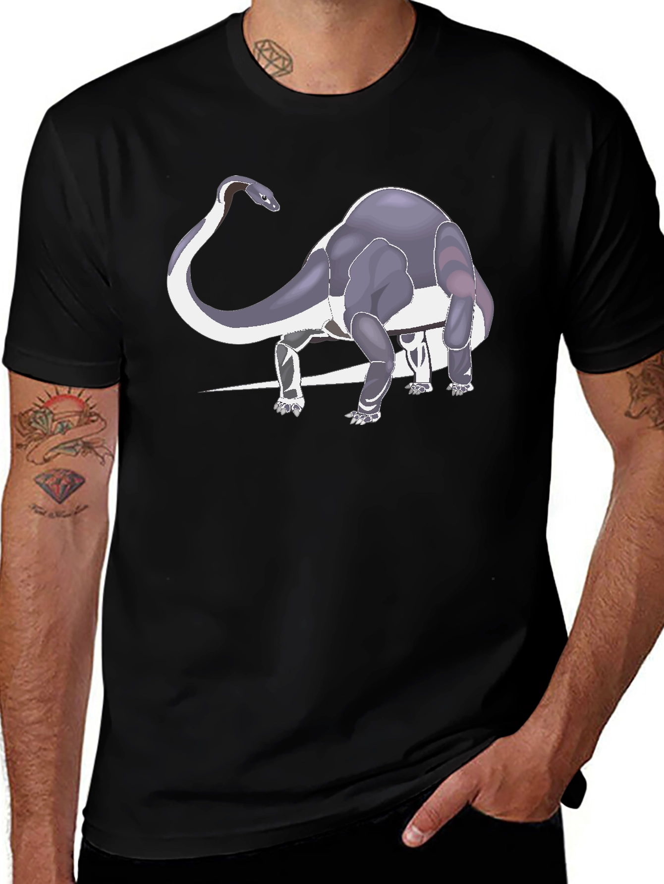 Variant 22 of Dinosaur T-Shirt - Funny Dino Brontosaurus Design