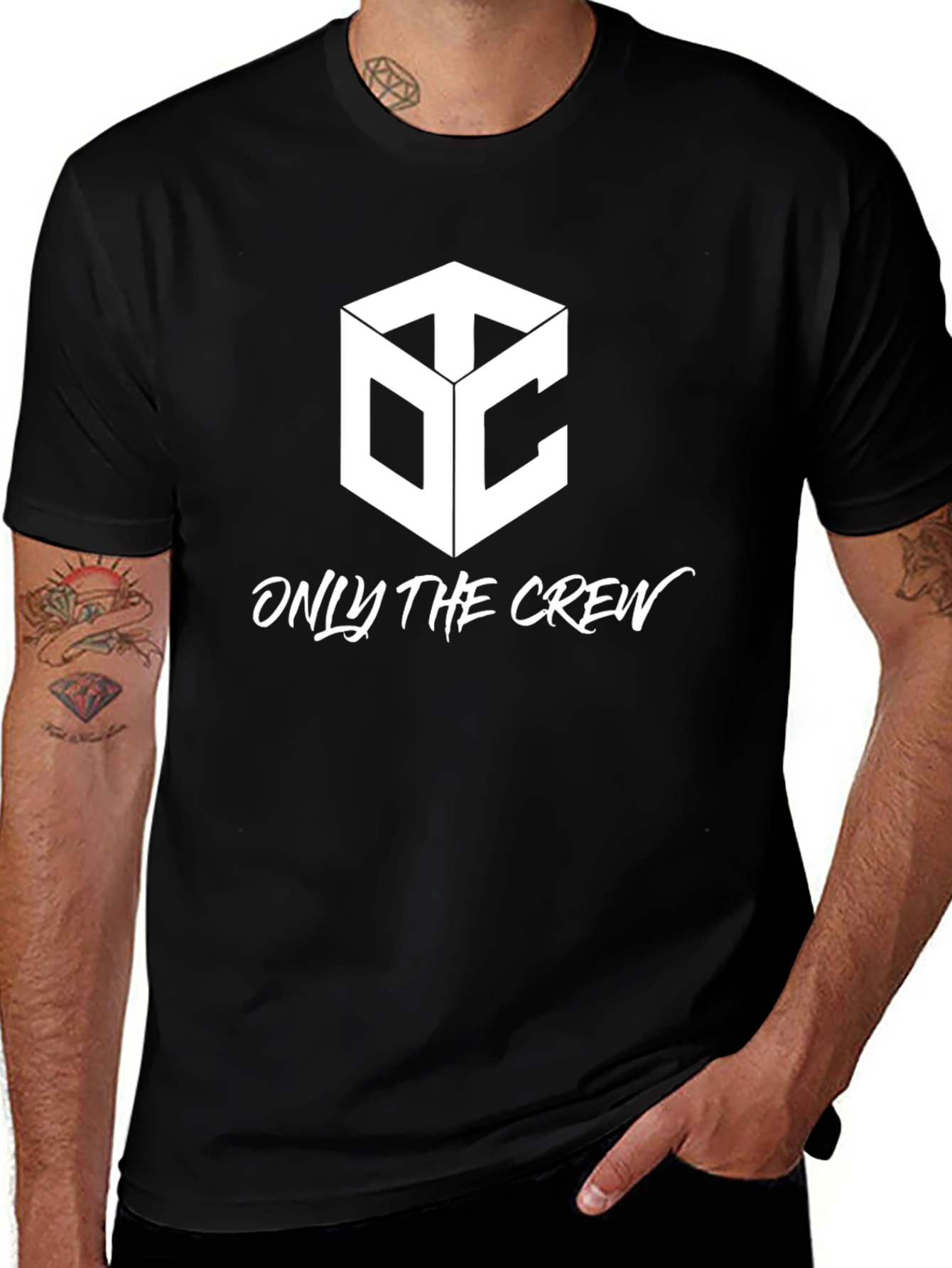 Variant 26 of Only The Crew Black Graphic Tee