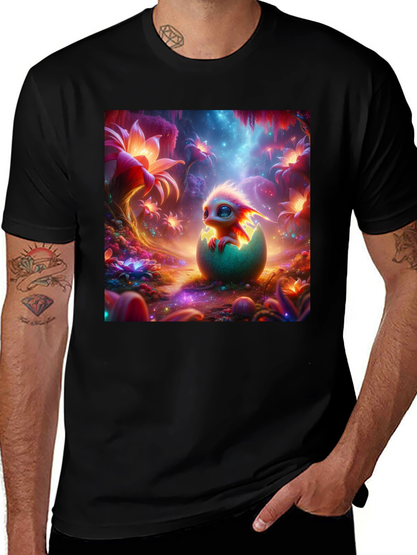 Variant 26 of Fantasy Hatchling Graphic T-Shirt