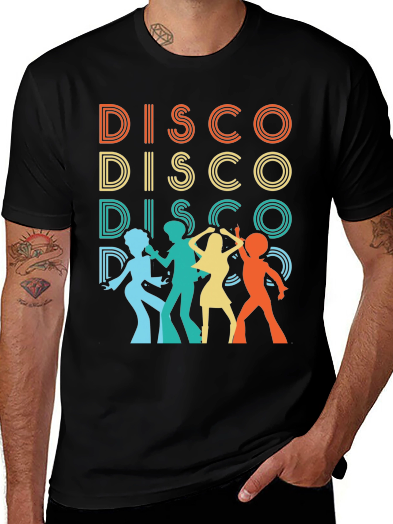 Variant 20 of Retro Disco T-Shirt - Vintage Dance Party Tee