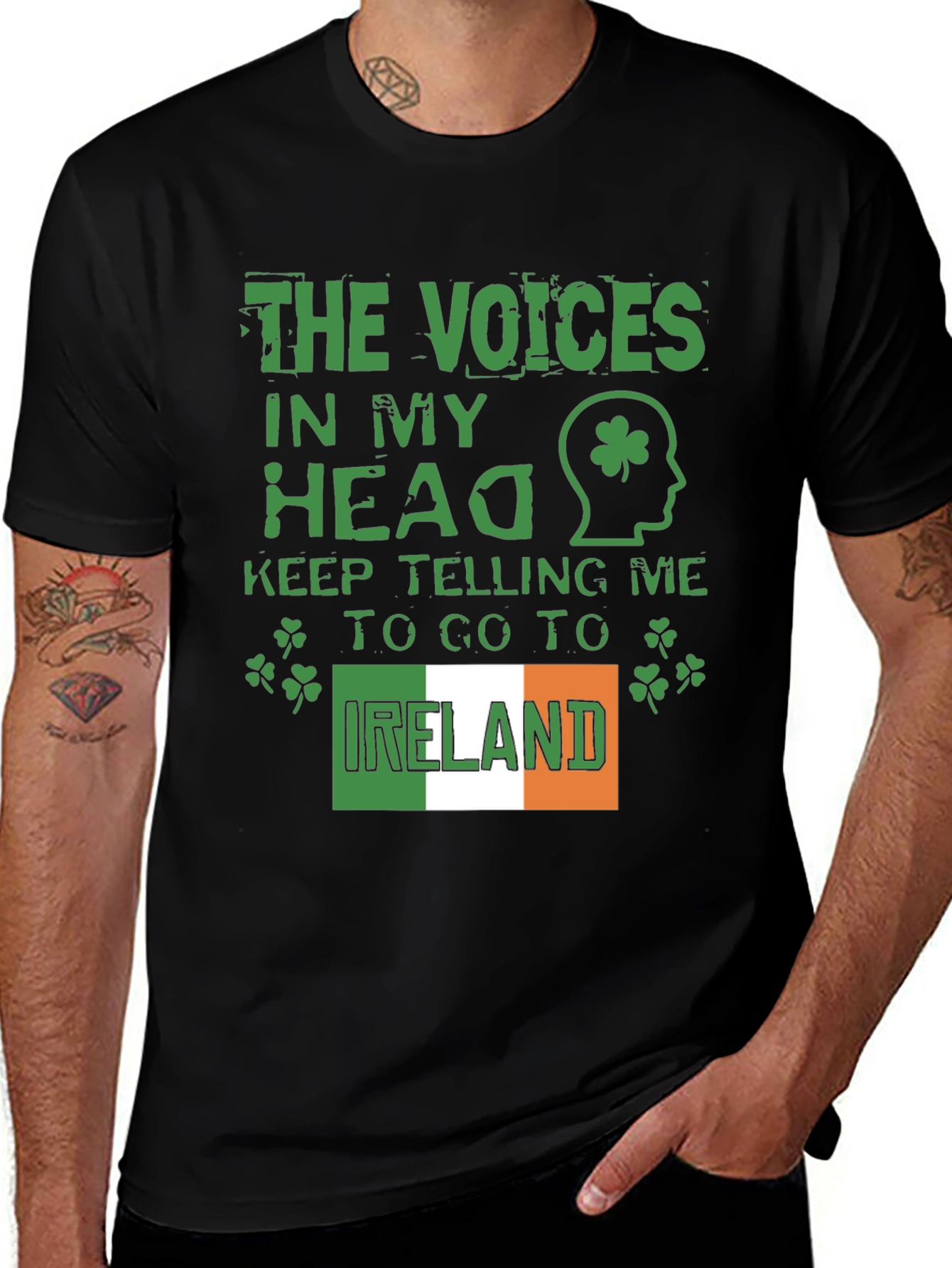 Ireland Voices Shamrock T-Shirt