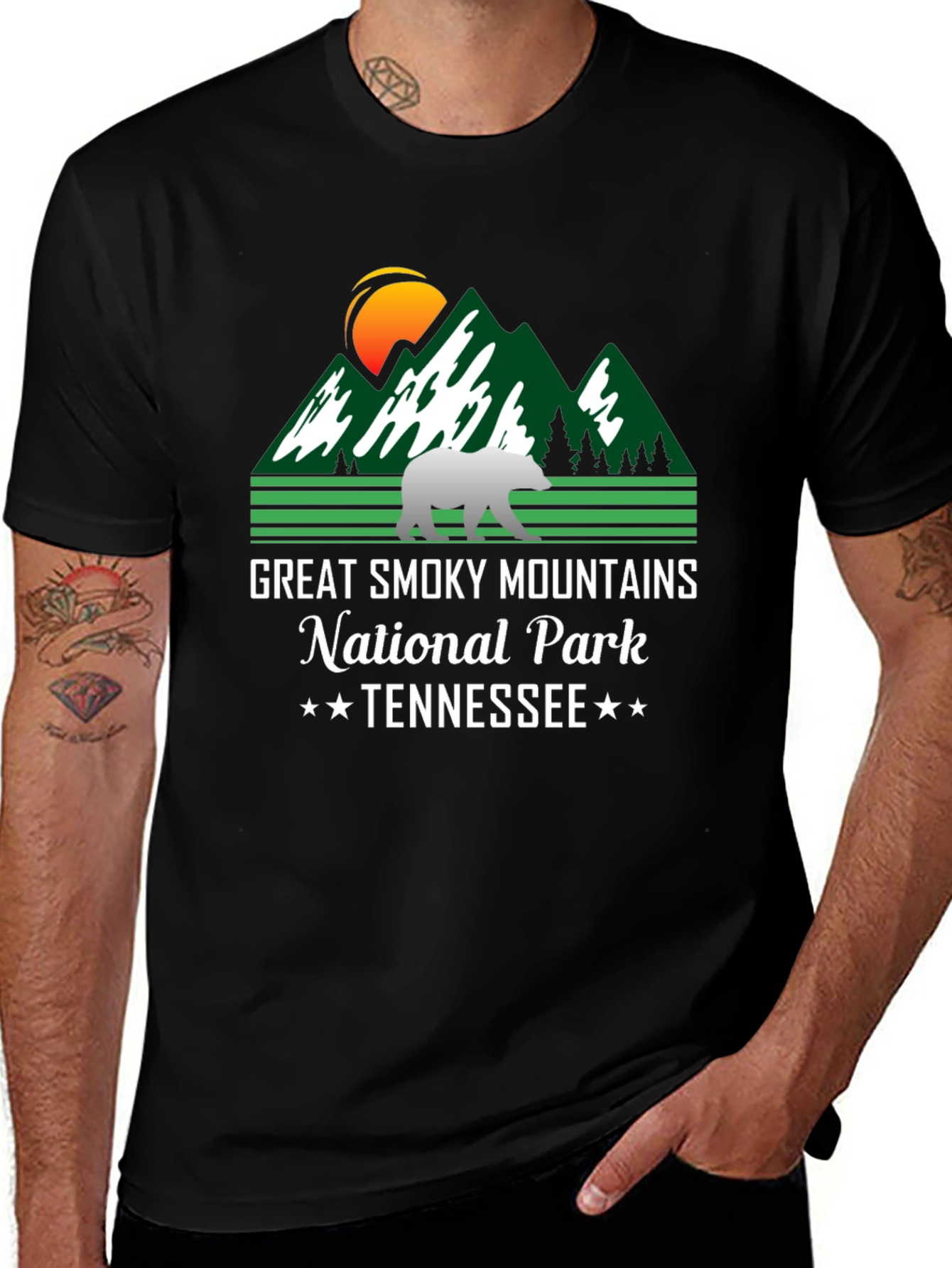 Variant 28 of Great Smoky Mountains National Park Tee