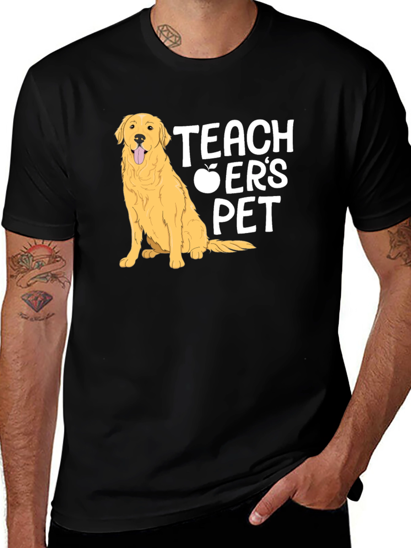 Variant 3 of Teacher's Pet Dog Graphic T-Shirt