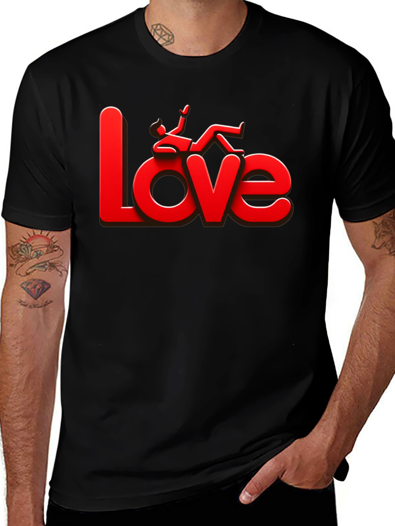 Variant 22 of Love T-Shirt - Graphic Novelty Tee